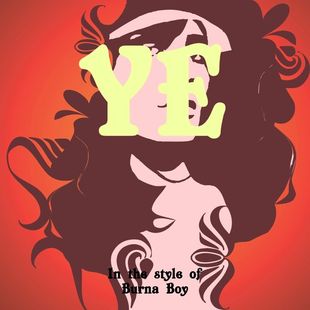 Cover art for Ye - Burna Boy karaoke version