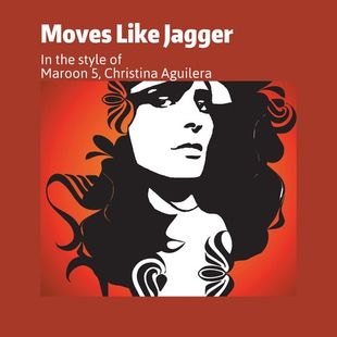 Cover art for Moves Like Jagger - Christina Aguilera,Maroon 5 karaoke version